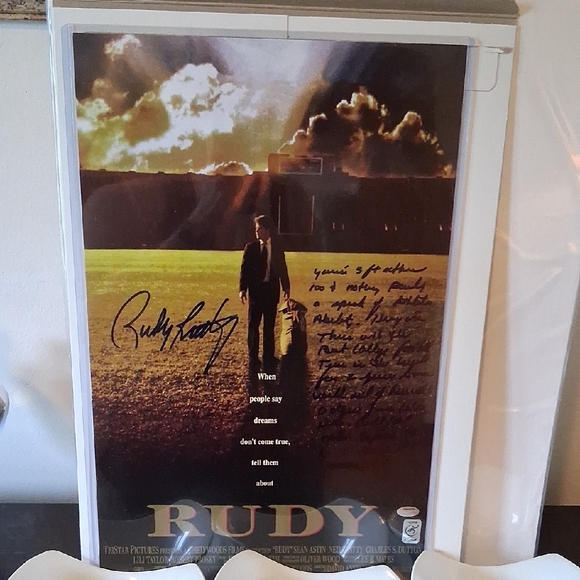 RUDY RUETTIGER AUTOGRAPHED MOVIE POSTER